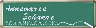 Annemarie Schaare Visitenkarte